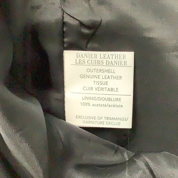 DANIER Luxe 💯% Leather Pants (size 8) - Picture 12 of 15